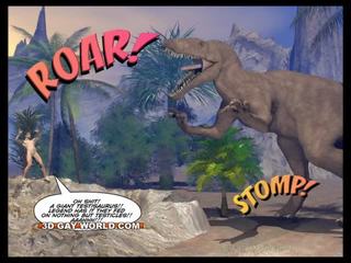 Cretaceous thân cây 3d đồng tính truyện tranh sci-fi bẩn kẹp câu chuyện